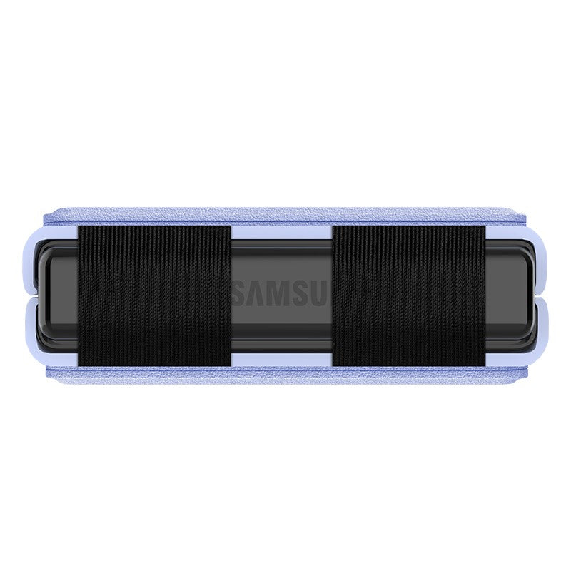 Dėklas Nillkin Qin Leather (Plain Leather) Samsung F711 Z Flip3 5G violetinis