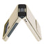 Dėklas Nillkin Qin Leather (Plain Leather) Samsung F721 Z Flip4 5G auksinis