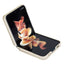 Dėklas Nillkin Qin Leather (Plain Leather) Samsung F721 Z Flip4 5G auksinis