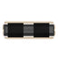 Dėklas Nillkin Qin Leather (Plain Leather) Samsung F721 Z Flip4 5G auksinis