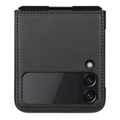 Dėklas Nillkin Qin Leather (Plain Leather) Samsung F721 Z Flip4 5G juodas