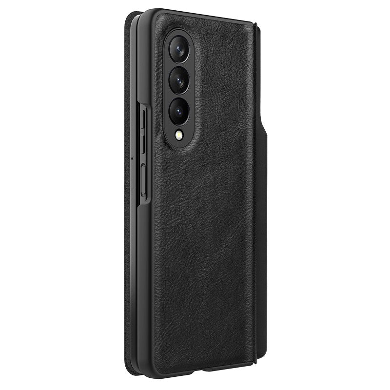 Dėklas Nillkin Qin Leather (Plain Leather) Samsung F926 Z Fold3 5G juodas