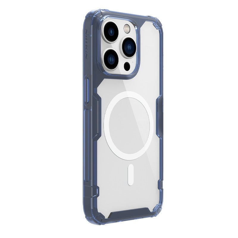 Dėklas Nillkin Nature TPU Pro Magnetic Apple iPhone 14 Pro Max mėlynas