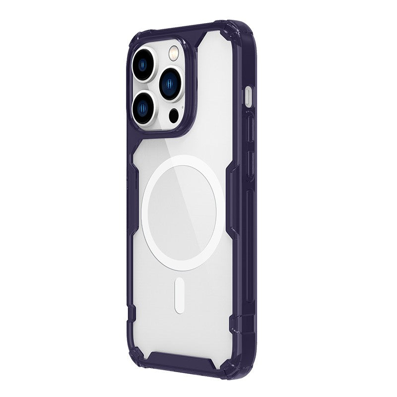 Dėklas Nillkin Nature TPU Pro Magnetic Apple iPhone 14 Pro Max violetinis