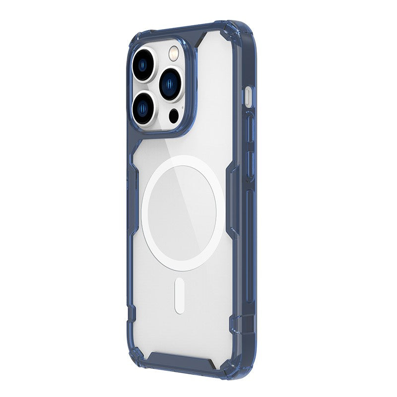 Dėklas Nillkin Nature TPU Pro Magnetic Apple iPhone 14 Pro mėlynas