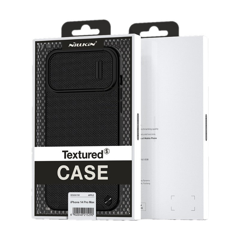 Dėklas Nillkin Textured Case S Apple iPhone 14 Pro juodas