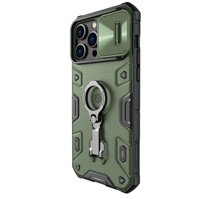 Dėklas Nillkin CamShield Armor Pro Apple iPhone 14 Pro žalias