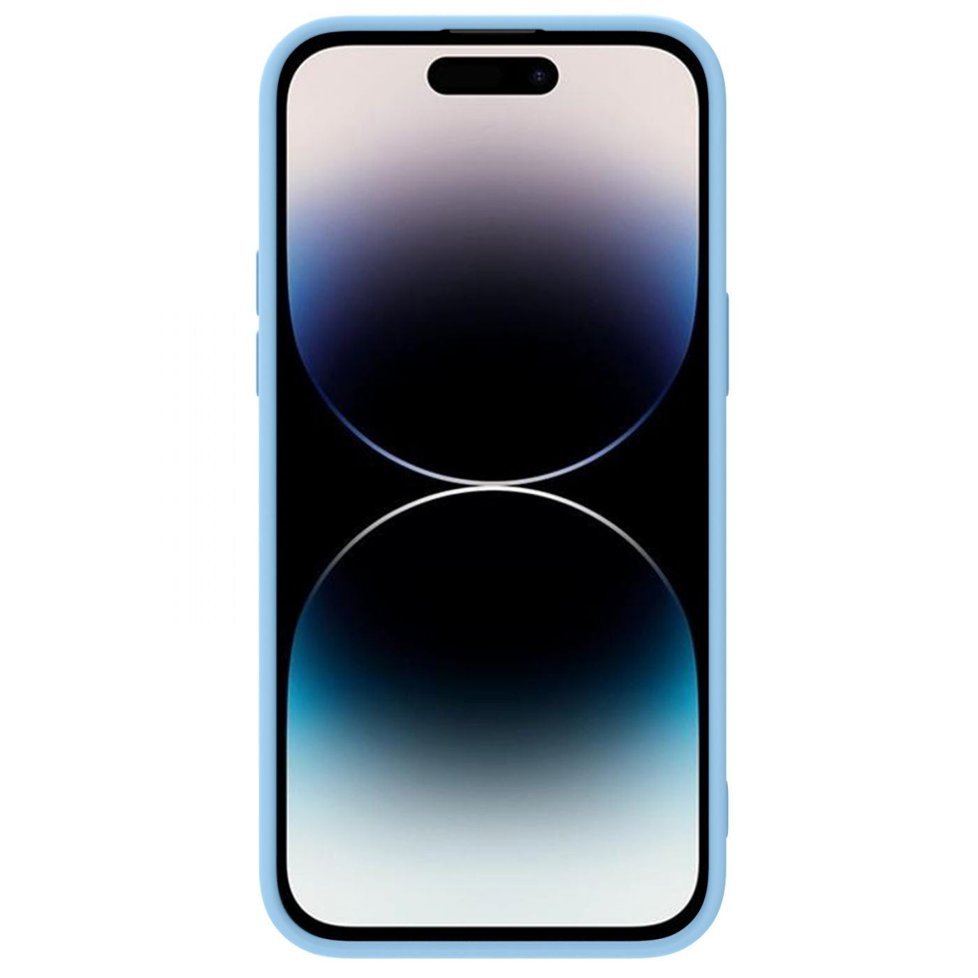 Dėklas Nillkin CamShield Silky Magnetic Silicone Apple iPhone 14 Pro Max šviesiai mėlynas