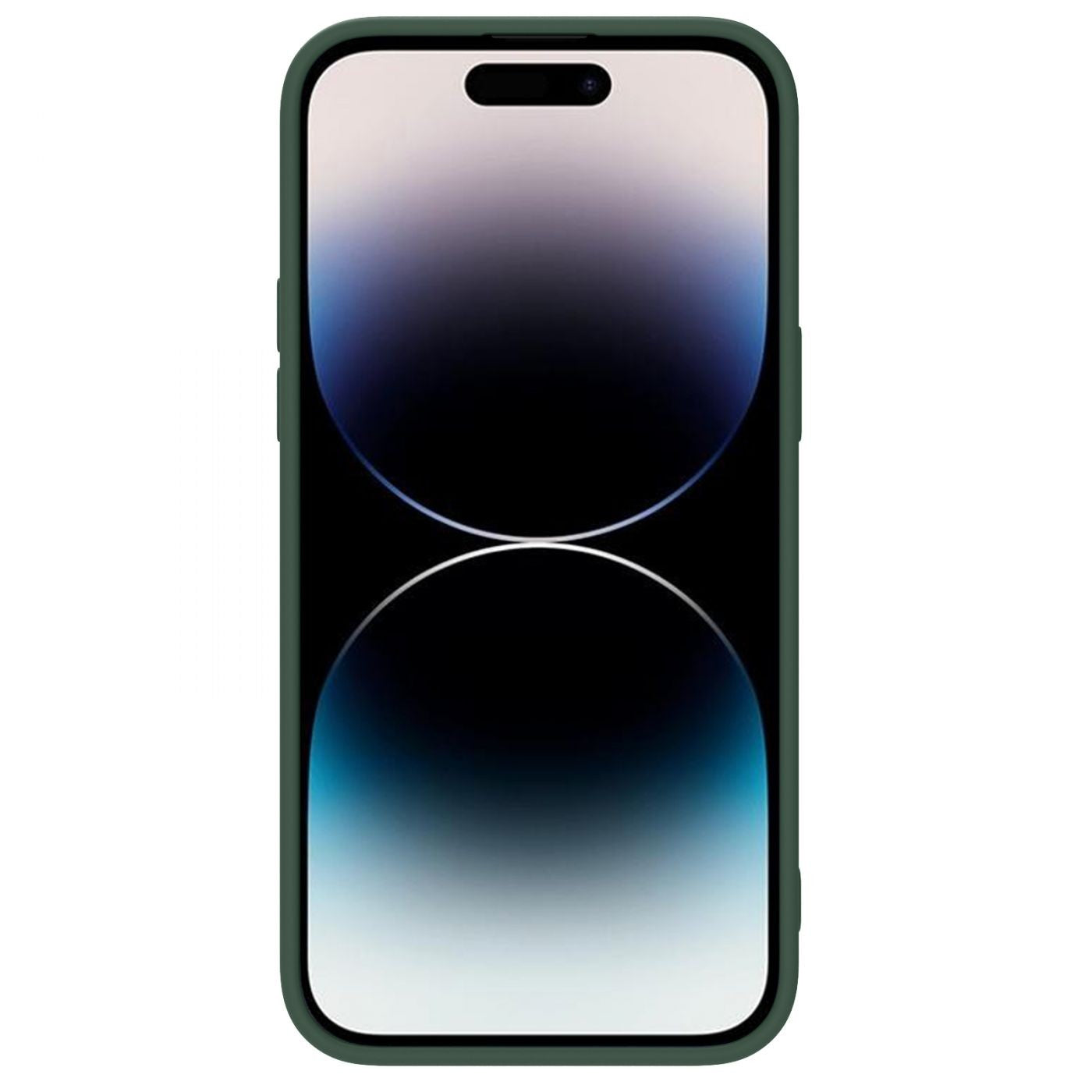 Dėklas Nillkin CamShield Silky Magnetic Silicone Apple iPhone 14 Pro Max tamsiai žalias