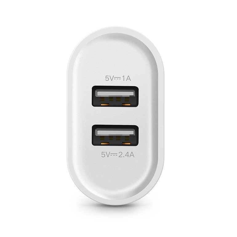 Įkroviklis Ugreen CD104 2xUSB-A 2.4A baltas
