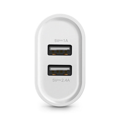 Įkroviklis Ugreen CD104 2xUSB-A 2.4A baltas
