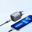 Įkroviklis Ugreen CD294 Nexode GaN 2xUSB-C 45W juodas