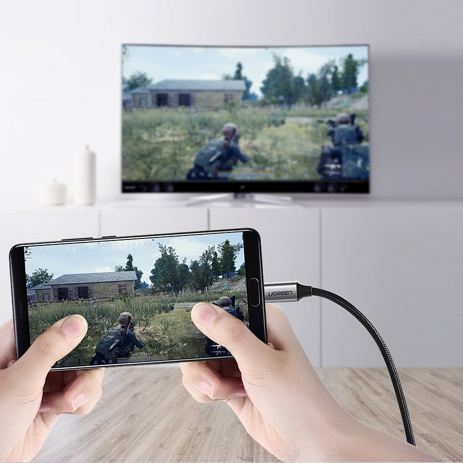 Kabelis Ugreen MM142 USB-C to HDMI 1.5m juodas