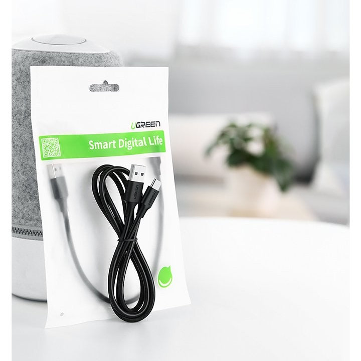 USB kabelis Ugreen US287 USB to USB-C 3A 1.5m juodas