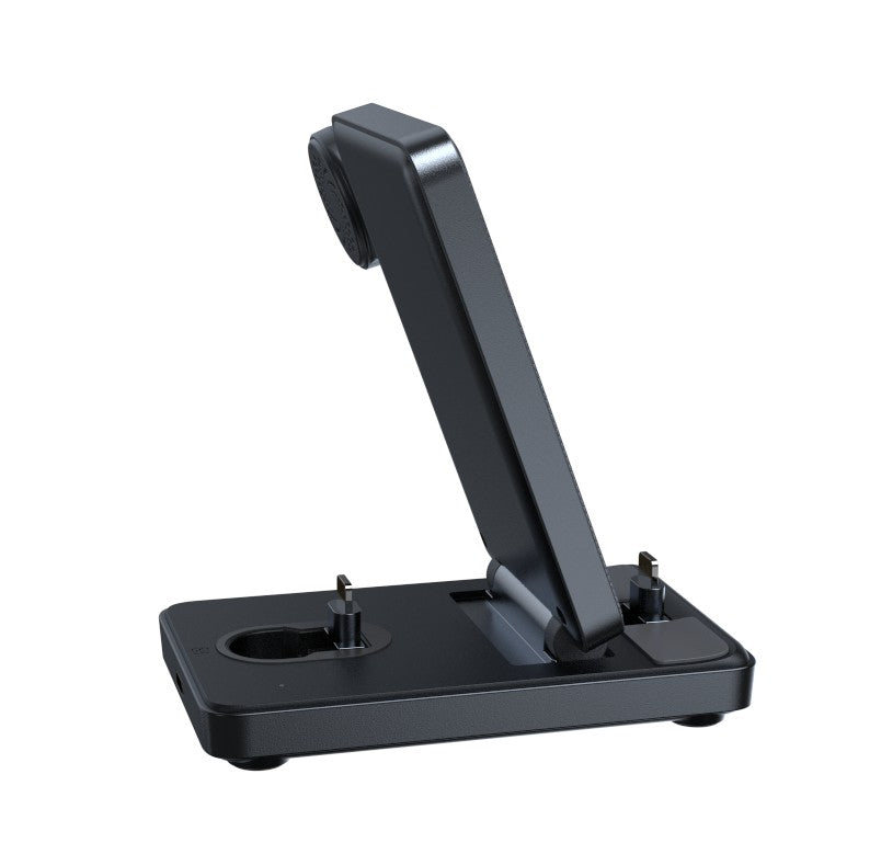 Įkroviklis belaidis Joyroom JR-WQS02 4-in-1 for iPhone AirPods Apple Watch juodas
