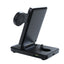 Įkroviklis belaidis Joyroom JR-WQS01 4-in-1 for Samsung Galaxy USB-C juodas