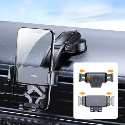 Automobilinis telefono laikiklis Joyroom JR-ZS283 (dashboard) juodas