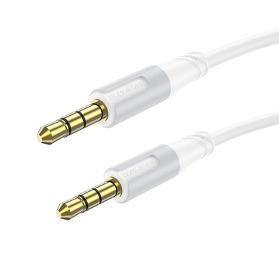 Audio kabelis Borofone BL19 3,5mm to 3,5mm baltas