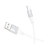 USB kabelis Borofone BX101 USB-A to Lightning 1.0m baltas