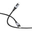 USB kabelis Borofone BX101 USB-C to Lightning 1.0m juodas