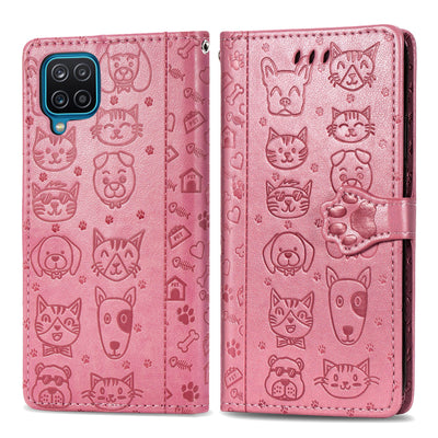 Dėklas Cat-Dog Samsung A556 A55 5G rožinis