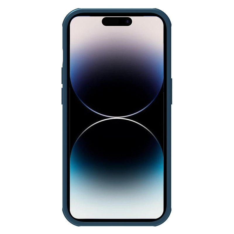 Dėklas Nillkin Super Frosted Shield Pro Magnetic Apple iPhone 14 Pro mėlynas