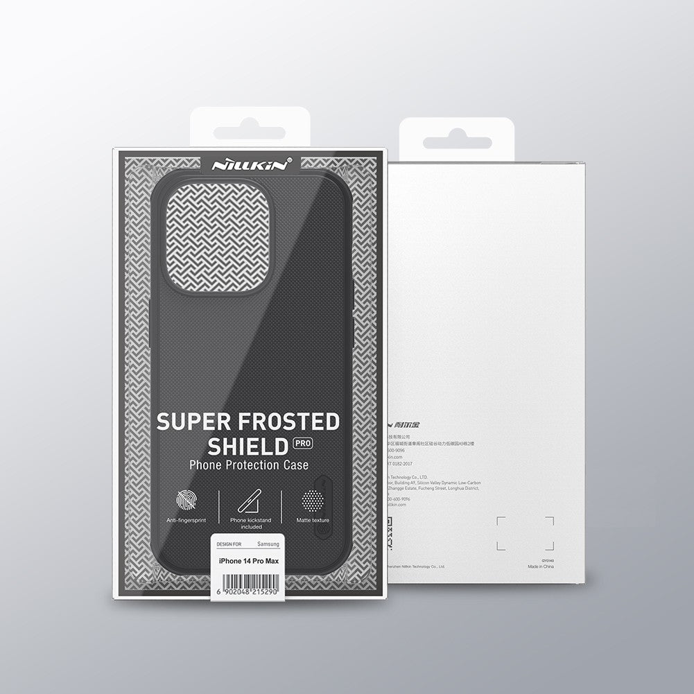 Dėklas Nillkin Super Frosted Shield Pro Apple iPhone 15 mėlynas