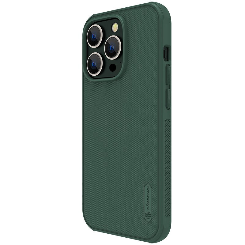 Dėklas Nillkin Super Frosted Shield Pro Apple iPhone 14 žalias