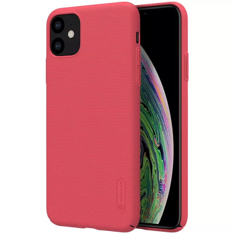 Dėklas Nillkin Super Frosted Shield Xiaomi Redmi Note 12 5G/Poco X5 5G raudonas