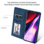 Dėklas Business Style Xiaomi Redmi Note 12 5G/Poco X5 5G tamsiai mėlynas