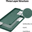 Dėklas Mercury Silicone Case Apple iPhone 13 Pro tamsiai žalias