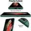 Dėklas Mercury Silicone Case Samsung A556 A55 5G tamsiai žalias