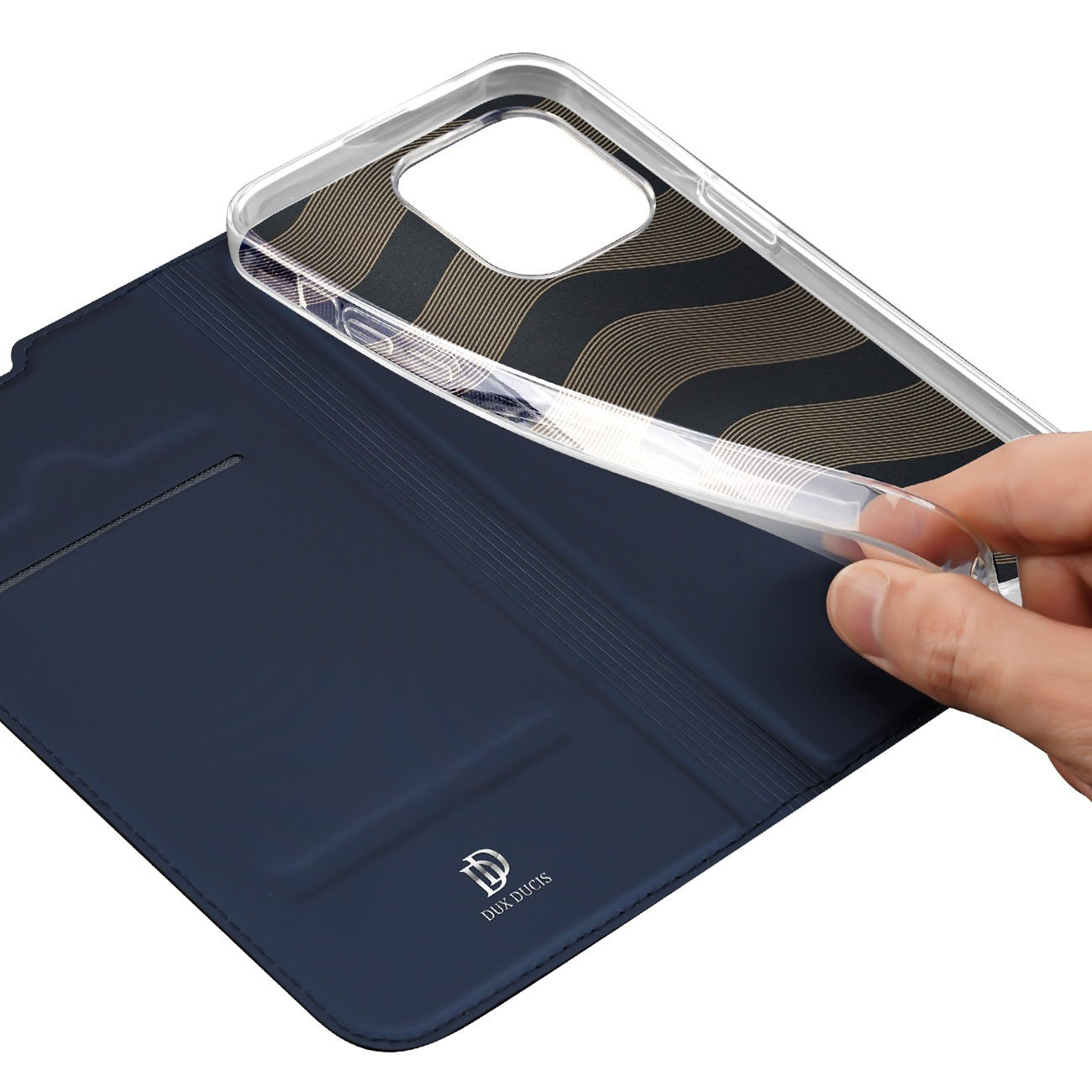 Dėklas Dux Ducis Skin Pro Xiaomi Poco X4 GT/Redmi Note 11T Pro/Pro Plus tamsiai mėlynas