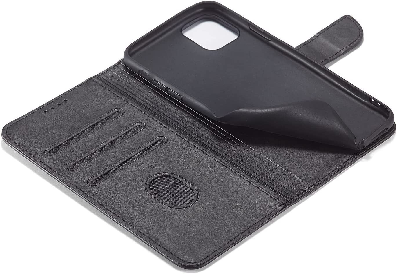 Dėklas Wallet Case Samsung A125 A12/M127 M12 juodas