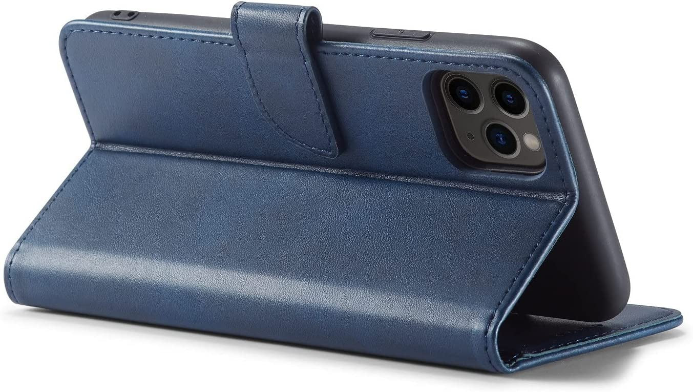 Dėklas Wallet Case Apple iPhone 11 mėlynas