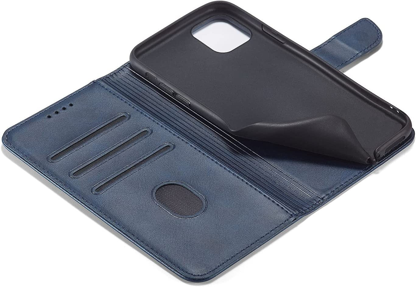 Dėklas Wallet Case Apple iPhone 11 mėlynas