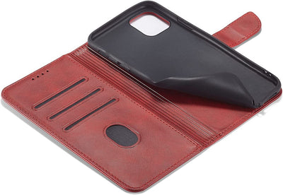 Dėklas Wallet Case Samsung A136 A13 5G/A047 A04s raudonas