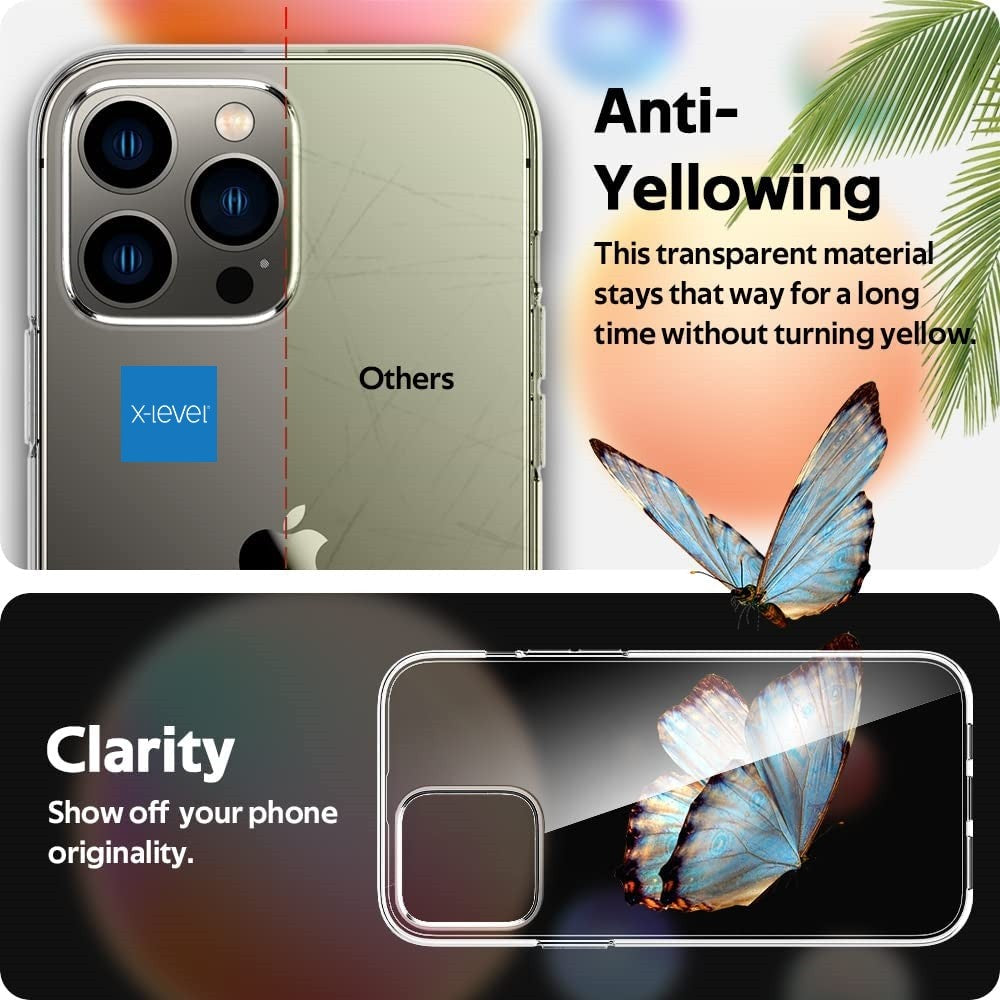 Dėklas X-Level Antislip/O2 Apple iPhone 13 skaidrus
