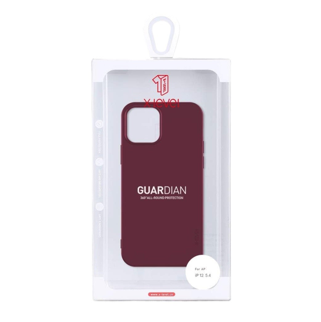 Dėklas X-Level Guardian Apple iPhone X/XS bordo