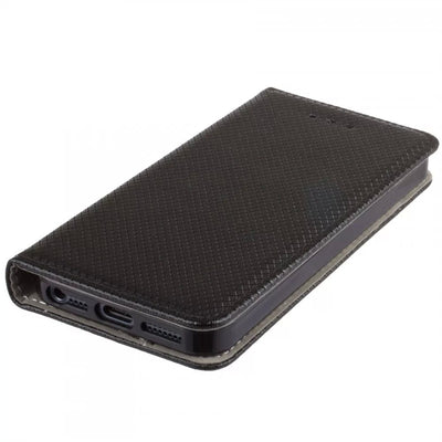 Dėklas Smart Magnet Xiaomi Poco M4 5G/Poco M5/Redmi Note 11R/Redmi 10 5G juodas