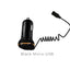 Įkroviklis automobilinis Hoco Z14 USB + microUSB (3.4A) juodas