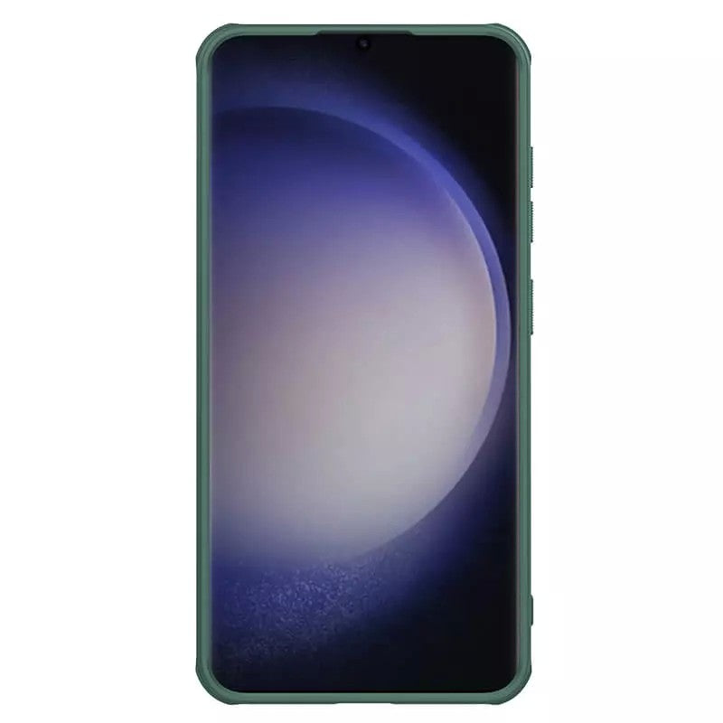 Dėklas Nillkin Super Frosted Shield Pro Samsung S928 S24 Ultra žalias