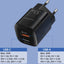 Įkroviklis Choetech PD5006 USB-C/USB-A 33W juodas