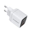 Įkroviklis Choetech PD6052 USB-C/USB-A PD35W GaN baltas