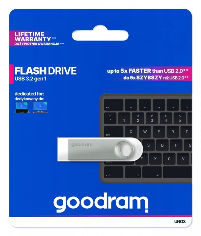 Atmintinė Goodram UNO3 128GB USB 3.2 gen.1