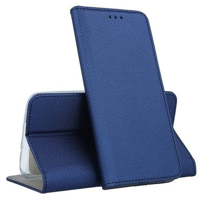 Dėklas Smart Magnet Xiaomi Redmi Note 13 4G tamsiai mėlynas