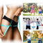 Masažuojantis gimnastikos lankas Smart Hula Hoop HHP002 mėlynas