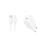 Įkroviklis Joyroom JR-TCF20 USB-C PD20W + USB-C to Lightning cable 1.0m baltas