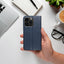 Dėklas Smart Magnetic Xiaomi Redmi 13 4G/Redmi 13 5G/Poco M6 4G tamsiai mėlynas