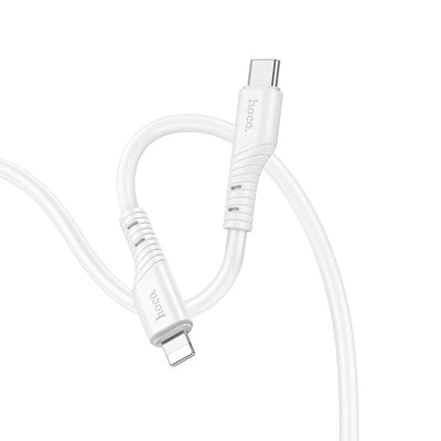 USB kabelis Hoco X97 USB-C to Lightning 1.0m baltas